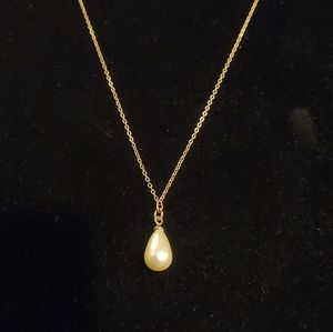 Gold Filled Real Pearl Necklace